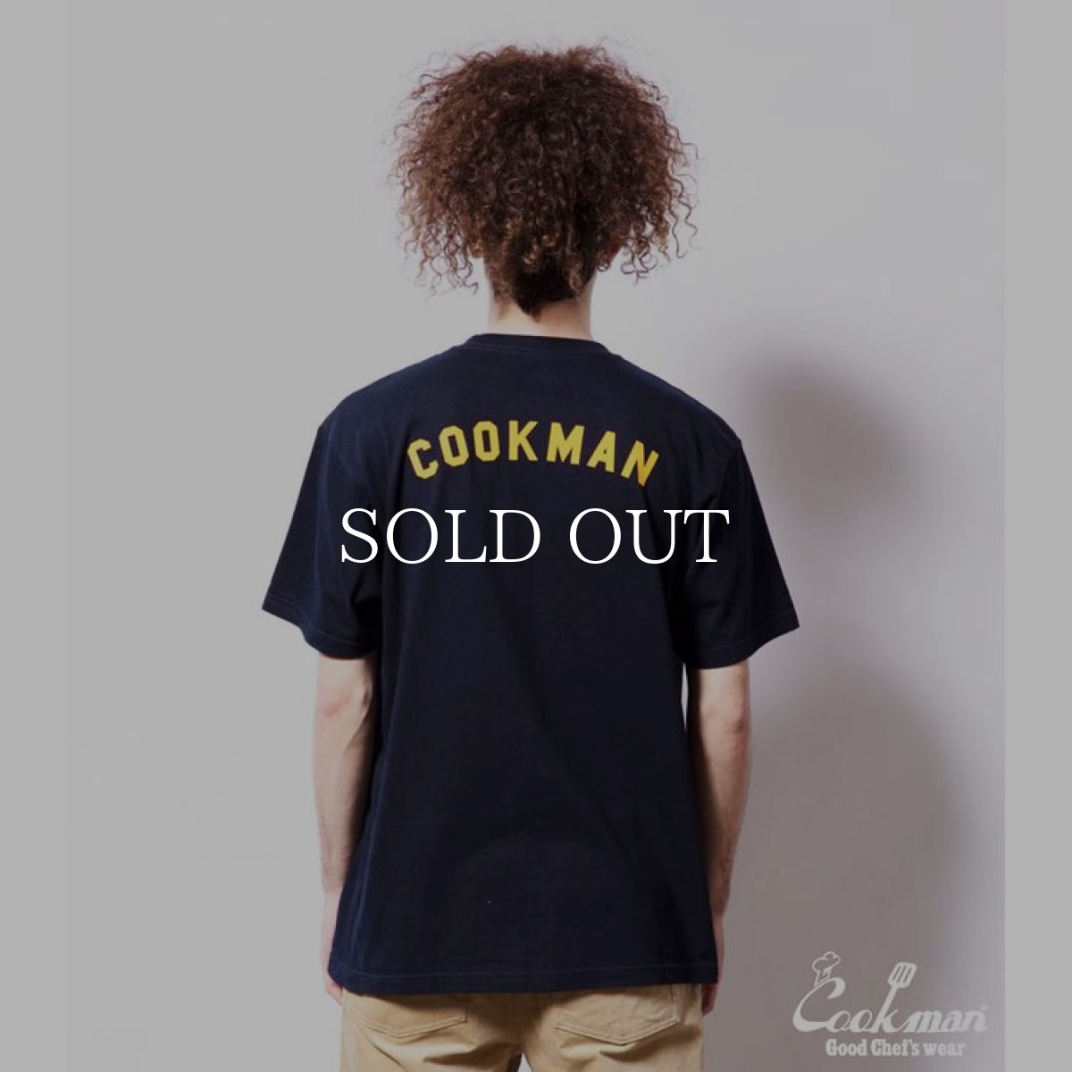 画像17: COOKMAN  Tシャツ Flock Team Logo (Navy) (17)