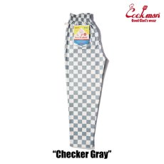 画像2: COOKMAN  Chef Pants Checker (Gray) (2)