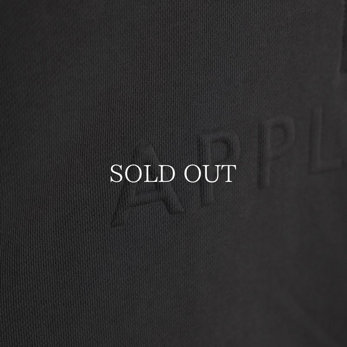 画像11: APPLEBUM  Solid Color Half Zip Sweat (Charcoal) (11)