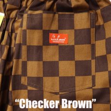 画像7: COOKMAN  Chef Pants Checker (Brown) (7)