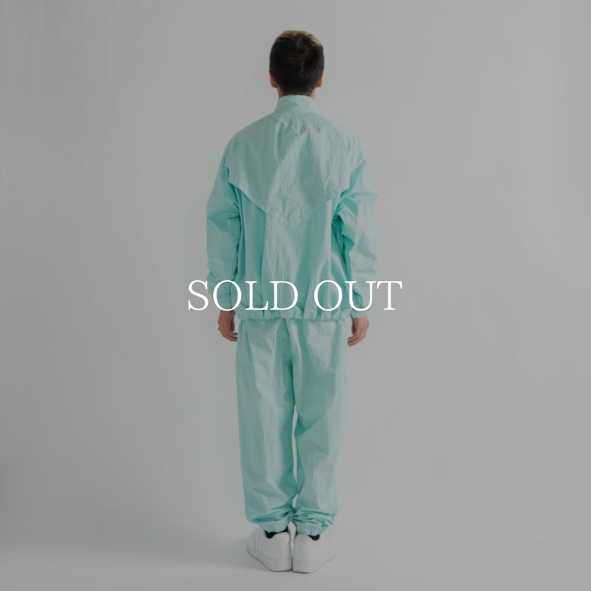 画像7: APPLEBUM  Dyed Cotton Nylon Track Pants (Turquoise) (7)