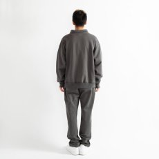 画像7: APPLEBUM  Solid Color Half Zip Sweat (Charcoal) (7)