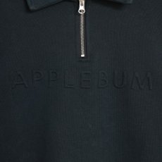 画像10: APPLEBUM  Solid Color Half Zip Sweat (Dark Green) (10)