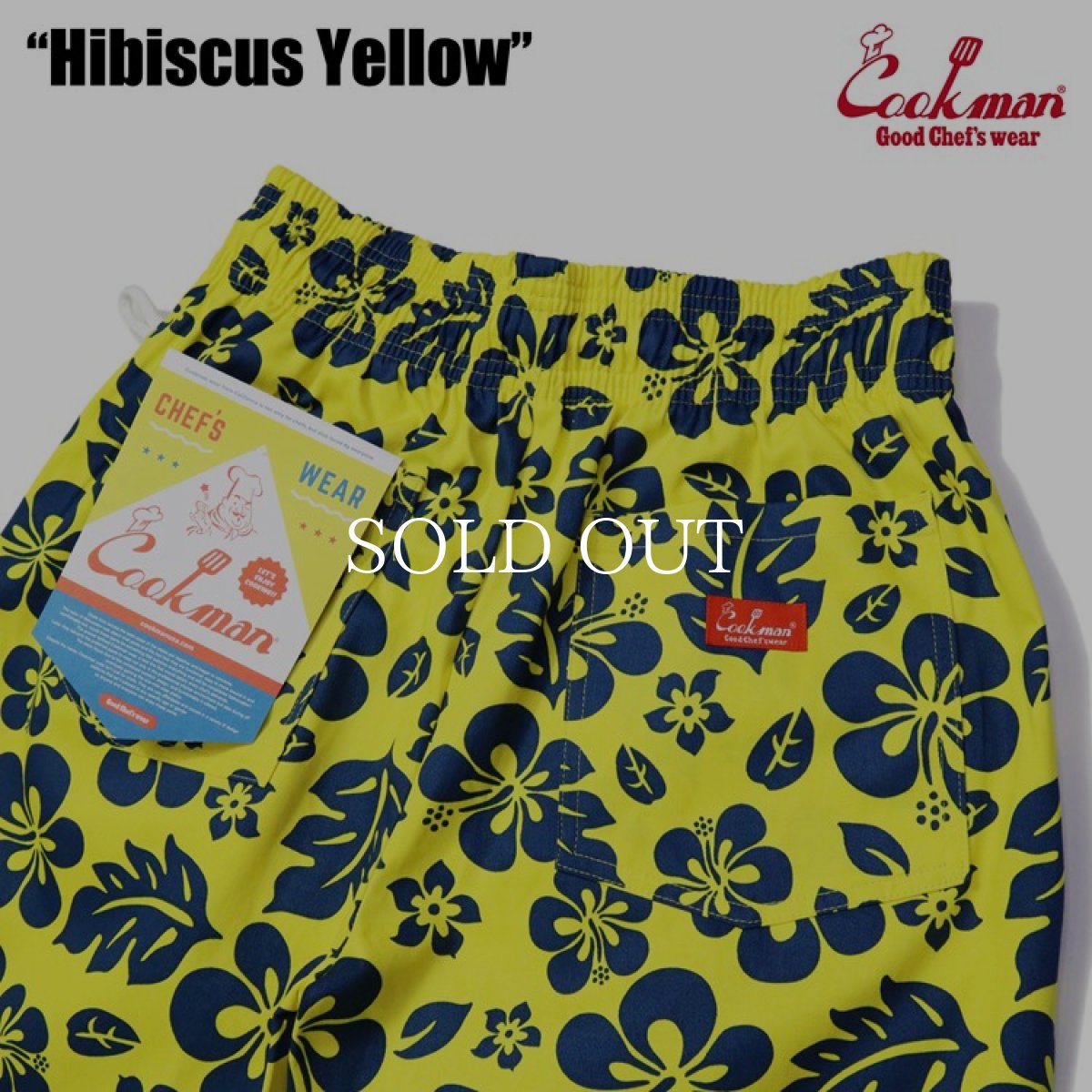 画像6: COOKMAN  Chef Pants Hibiscus (Yellow) (6)