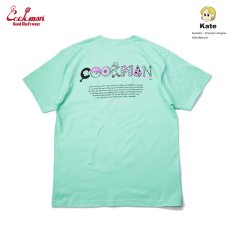 画像2: COOKMAN  Tシャツ Kate Tasty Logo (Light Green) (2)