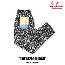 画像1: COOKMAN  Chef Pants Terrazzo (Black) (1)
