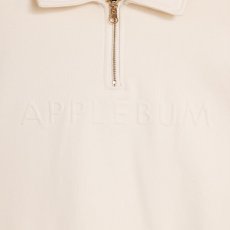 画像4: APPLEBUM  Solid Color Half Zip Sweat (L.Beige) (4)