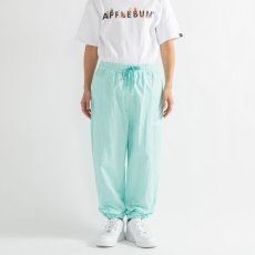 画像2: APPLEBUM  Dyed Cotton Nylon Track Pants (Turquoise) (2)