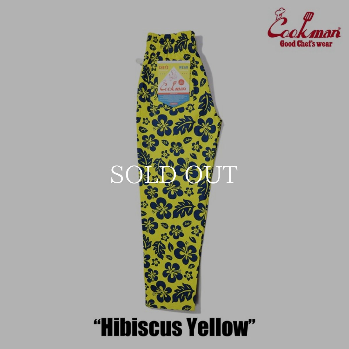 画像2: COOKMAN  Chef Pants Hibiscus (Yellow) (2)