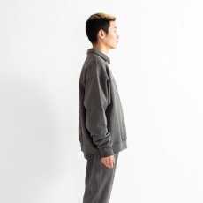 画像3: APPLEBUM  Solid Color Half Zip Sweat (Charcoal) (3)