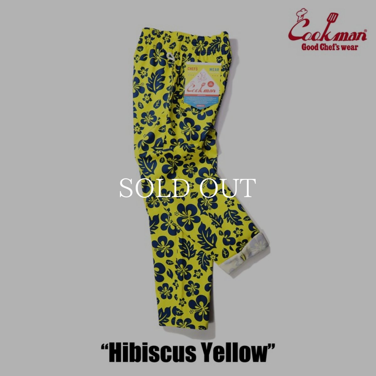 画像10: COOKMAN  Chef Pants Hibiscus (Yellow) (10)