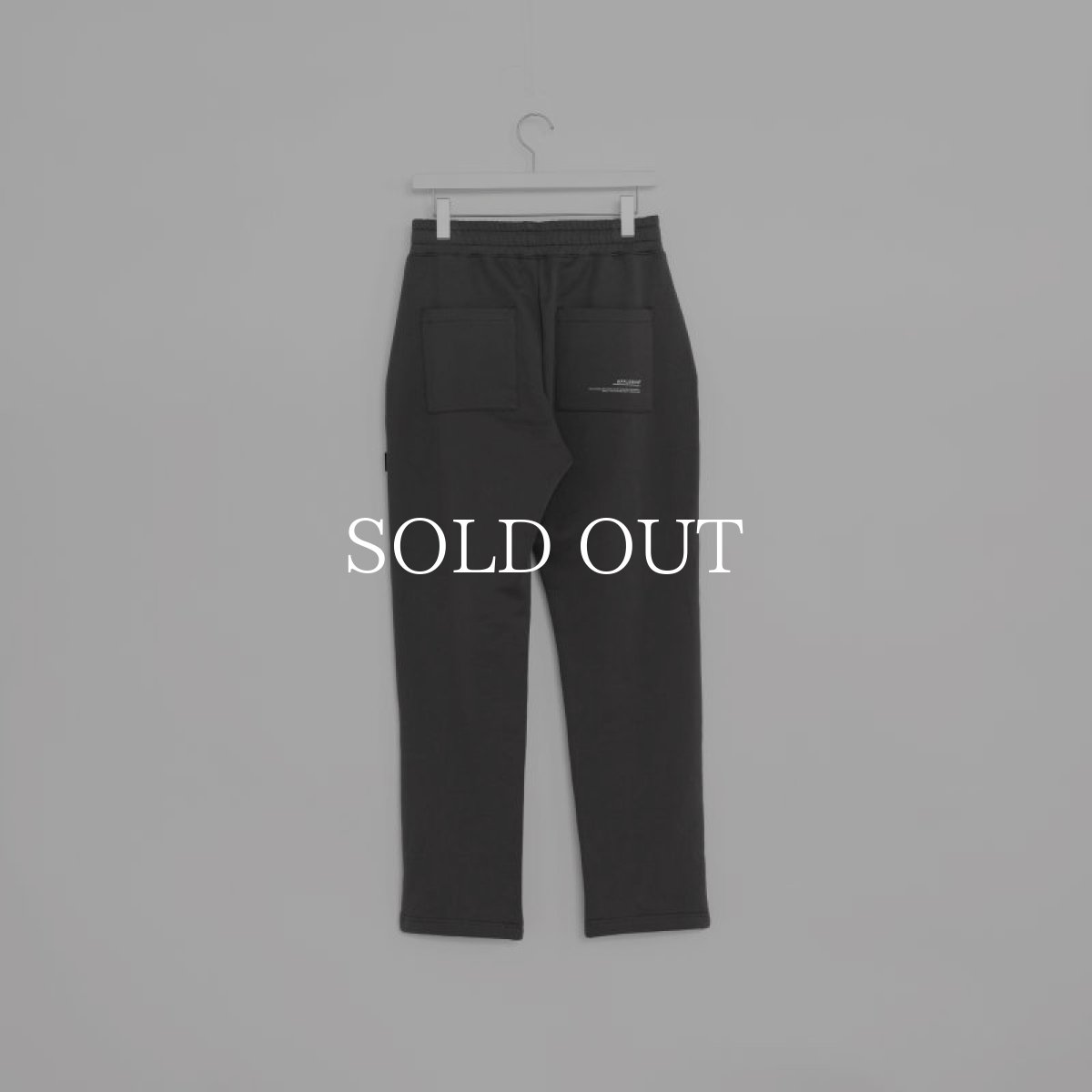 画像8: APPLEBUM  Center Pleats Sweat Pants (Charcoal) (8)