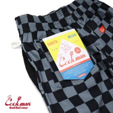 画像9: COOKMAN  Chef Pants Checker (Charcoal) (9)