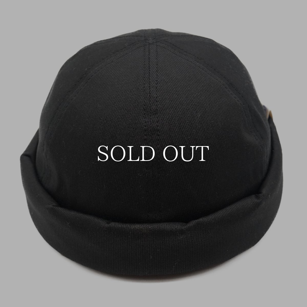 画像6: THE H.W.DOG&CO.  PIQUE ROLL CAP (BLACK) (6)