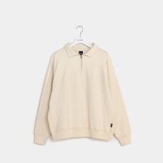 画像1: APPLEBUM  Solid Color Half Zip Sweat (L.Beige) (1)