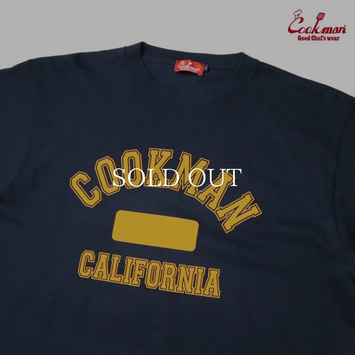 画像5: COOKMAN  Tシャツ Flock Team Logo (Navy) (5)