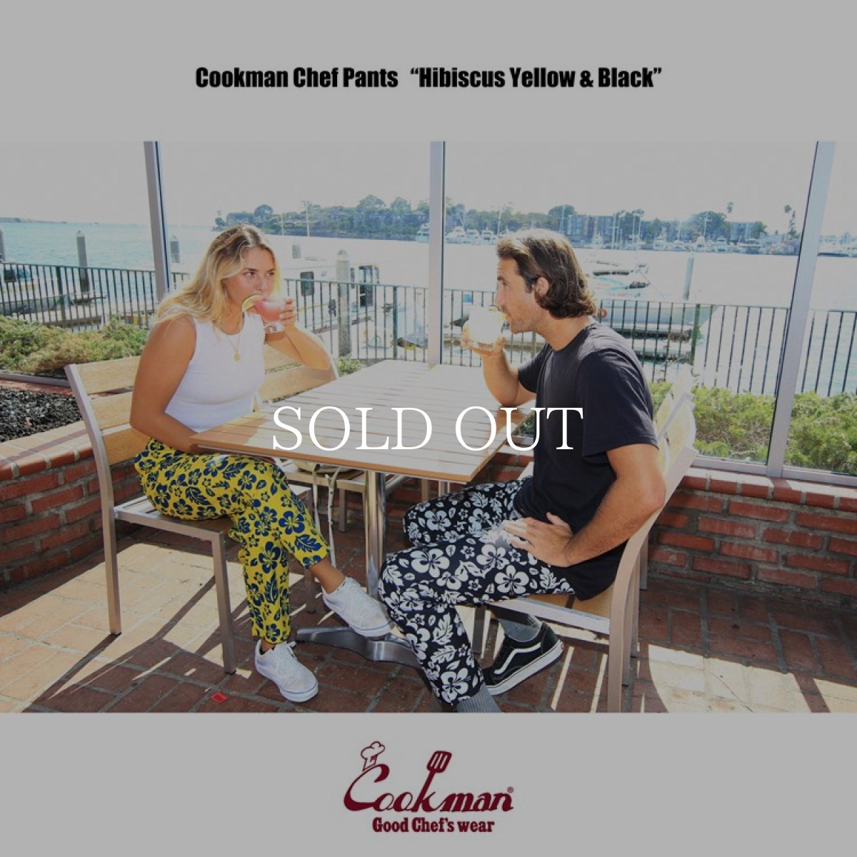 画像18: COOKMAN  Chef Pants Hibiscus (Yellow) (18)