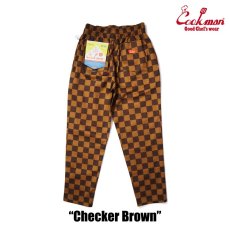 画像3: COOKMAN  Chef Pants Checker (Brown) (3)