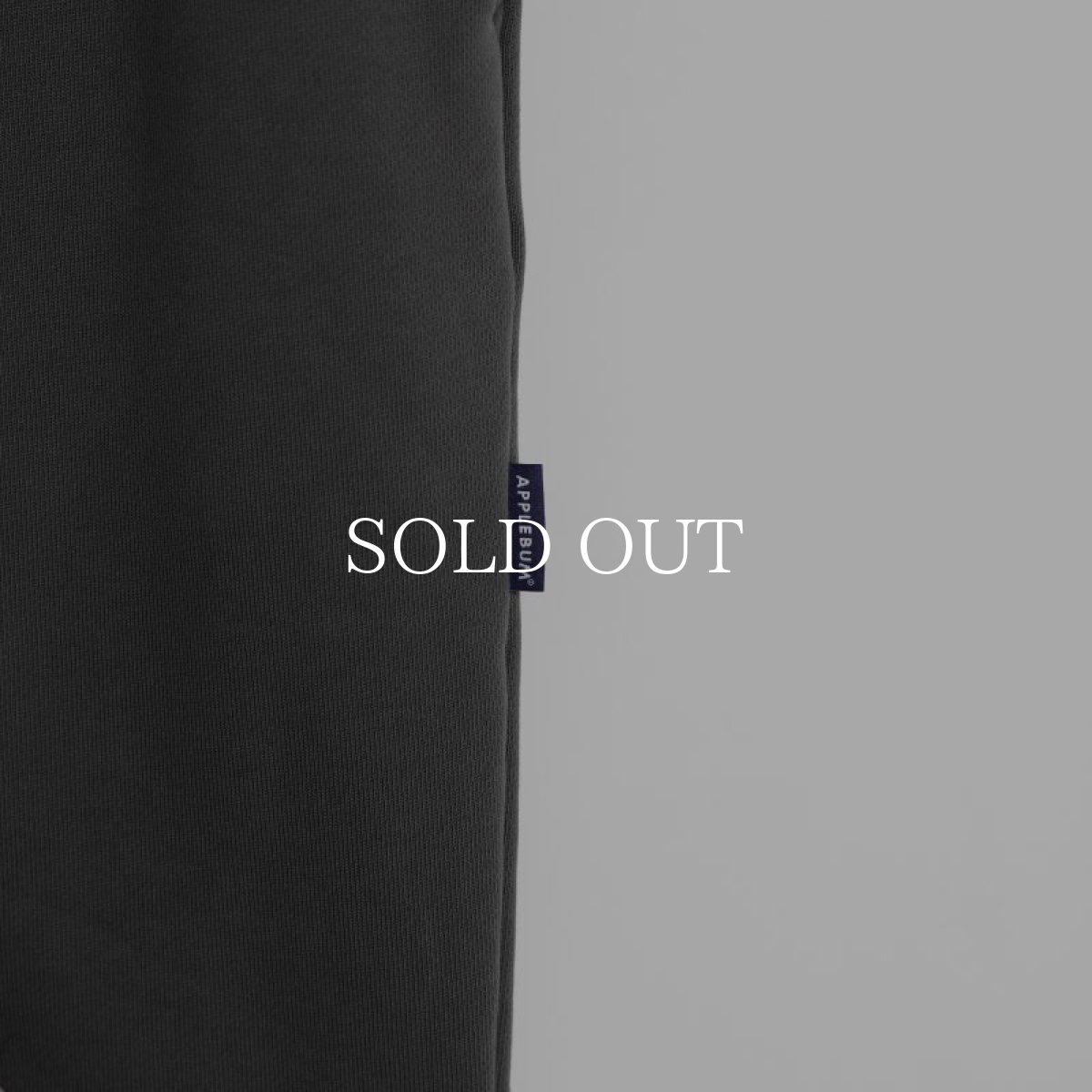 画像10: APPLEBUM  Center Pleats Sweat Pants (Charcoal) (10)