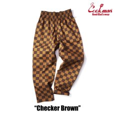 画像11: COOKMAN  Chef Pants Checker (Brown) (11)