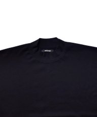 画像3: MINEDENIM  Smooth Mockneck Half Sleeve T-SH (BLK) (3)