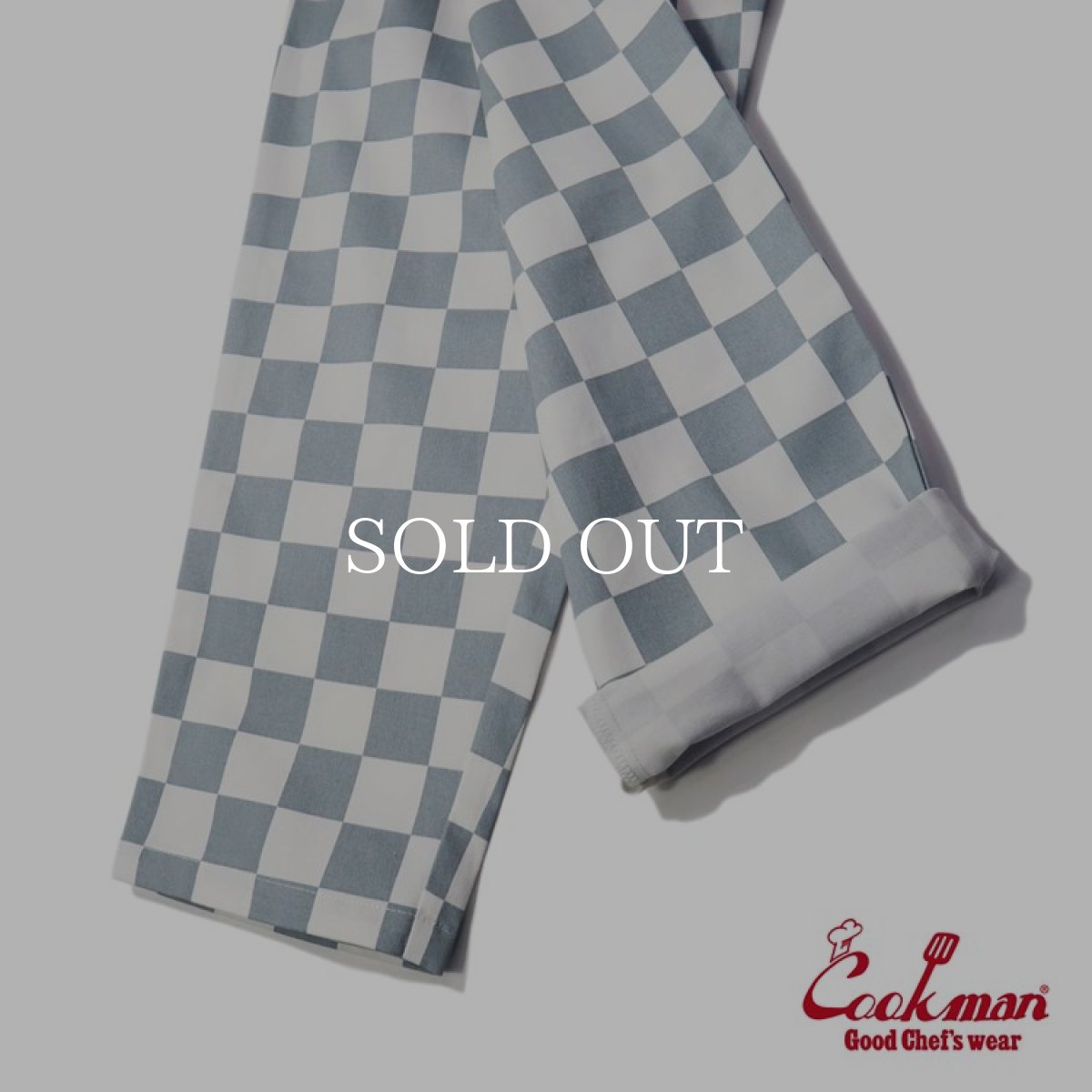 画像8: COOKMAN  Chef Pants Checker (Gray) (8)