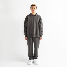 画像5: APPLEBUM  Solid Color Half Zip Sweat (Charcoal) (5)