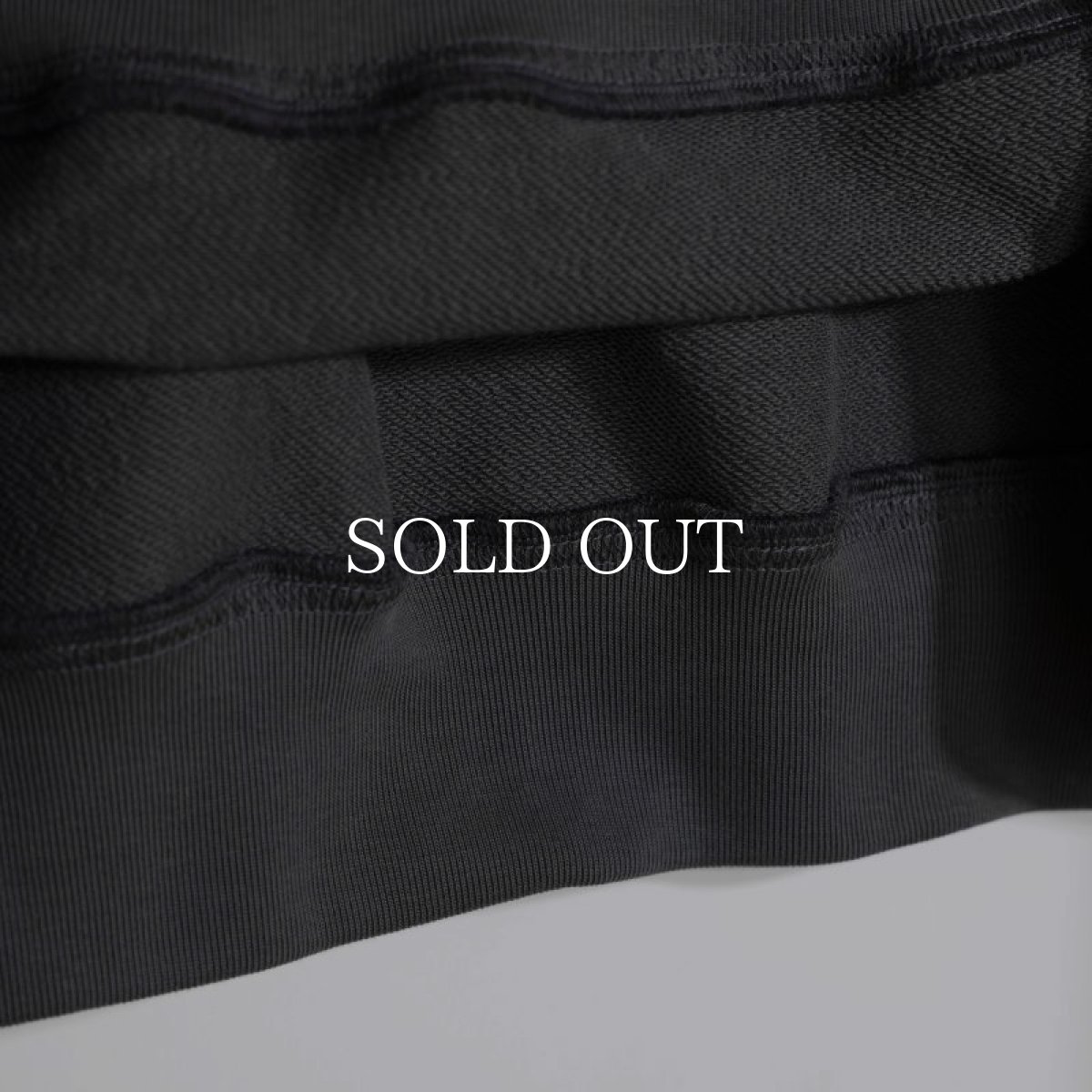 画像14: APPLEBUM  Solid Color Half Zip Sweat (Charcoal) (14)