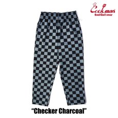 画像4: COOKMAN  Chef Pants Checker (Charcoal) (4)