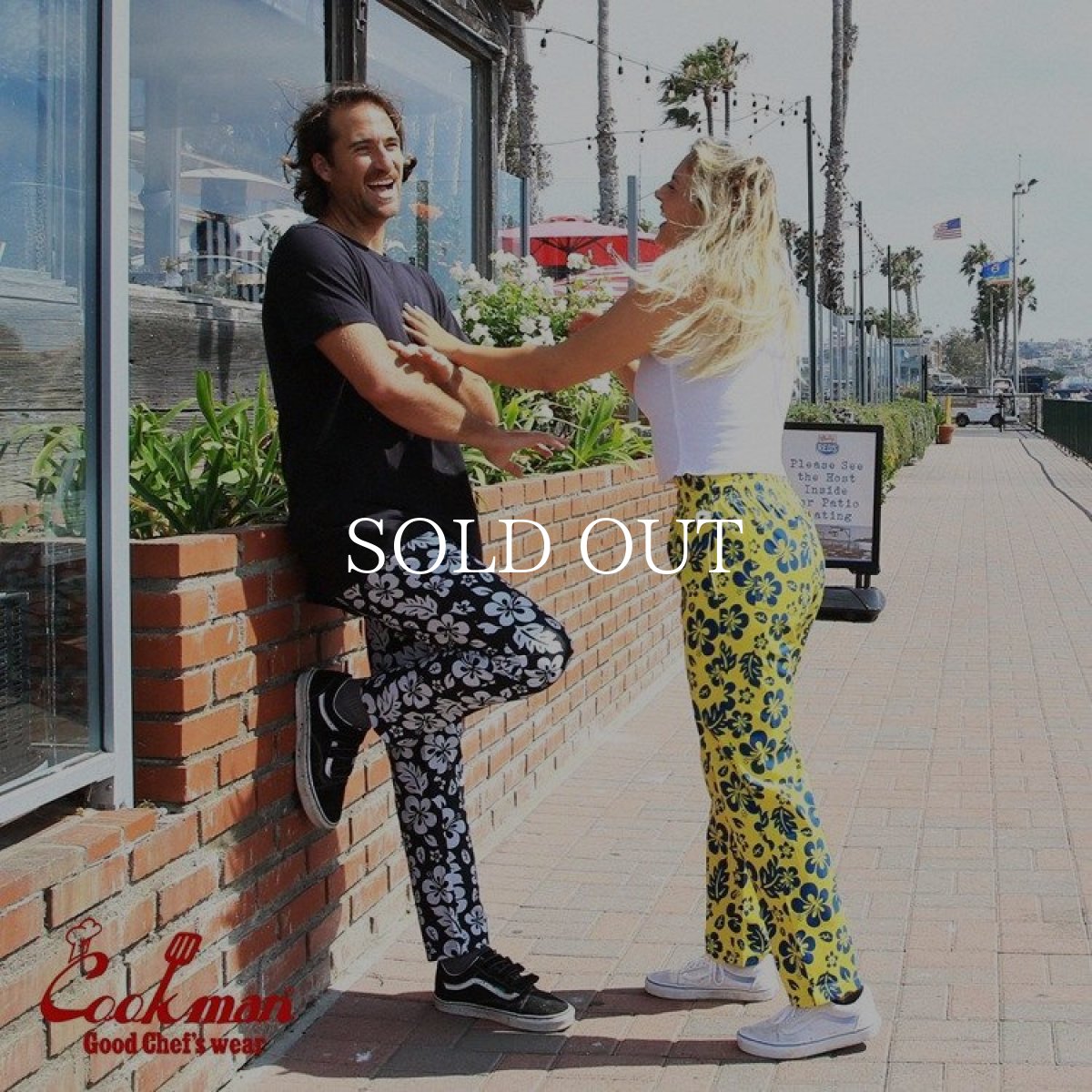 画像12: COOKMAN  Chef Pants Hibiscus (Yellow) (12)