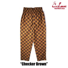 画像4: COOKMAN  Chef Pants Checker (Brown) (4)