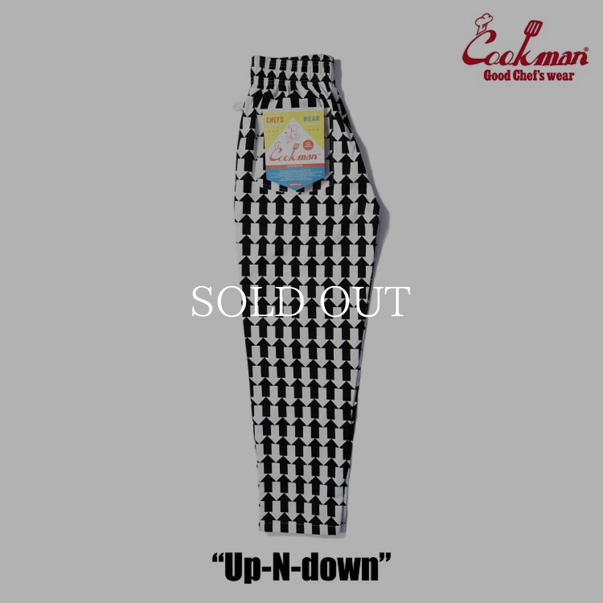 画像2: COOKMAN  Chef Pants Up-N-down (White) (2)