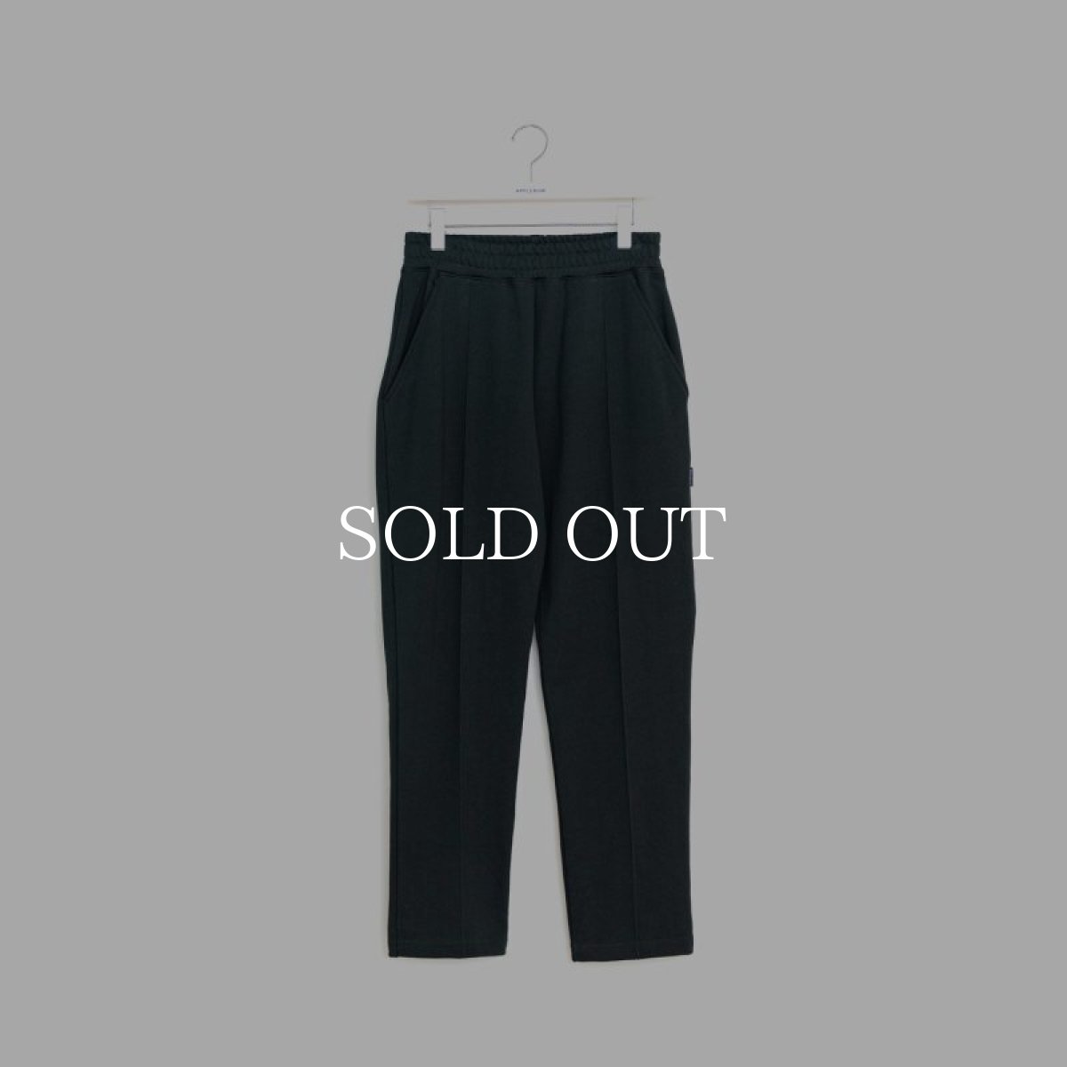 画像1: APPLEBUM  Center Pleats Sweat Pants (Dark Green) (1)