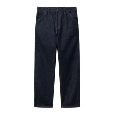 画像2: CARHARTT WIP  SINGLE KNEE PANT (Blue rinsed) (2)