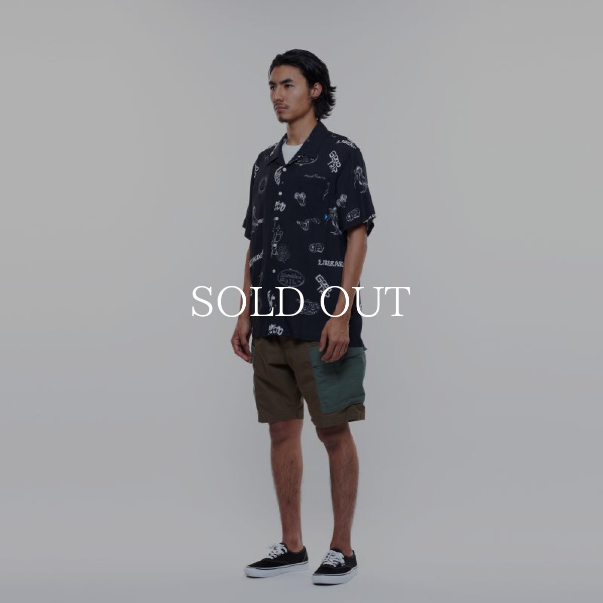 画像8: Liberaiders  HIGH DESERT RAYON SHIRT (BLACK) (8)