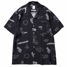 画像1: Liberaiders  HIGH DESERT RAYON SHIRT (BLACK) (1)