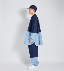 画像6: APPLEBUM  Denim Bicolor Pants (Navy/Blue) (6)