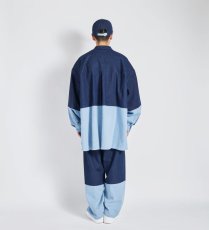 画像7: APPLEBUM  Denim Bicolor Pants (Navy/Blue) (7)