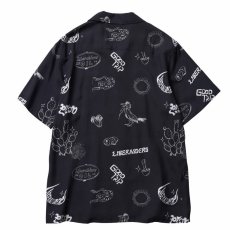 画像2: Liberaiders  HIGH DESERT RAYON SHIRT (BLACK) (2)