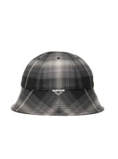 画像3: COOTIE   R/C Ombre Check Ball Hat (Black) (3)