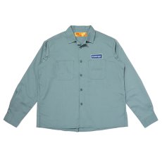 画像1: CHALLENGER  L/S WORKER SHIRT (DARK GREEN) (1)