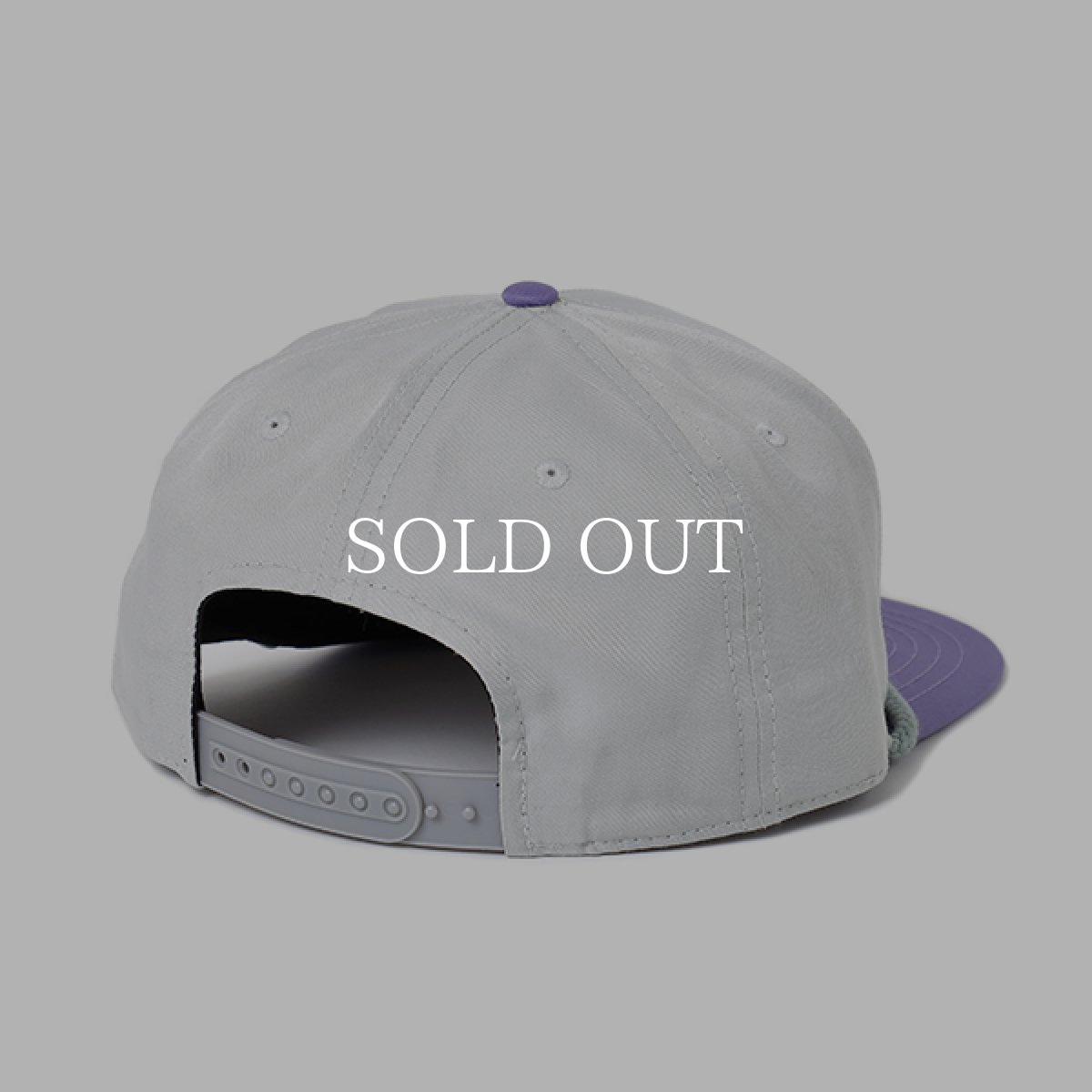 画像2: CHALLENGER  SIGNATURE CAP (GRAY×PURPLE) (2)