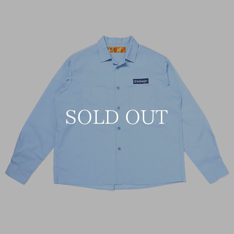 CHALLENGER L/S WORKER SHIRT (SAX) CLG-SH 023-001 公式通販