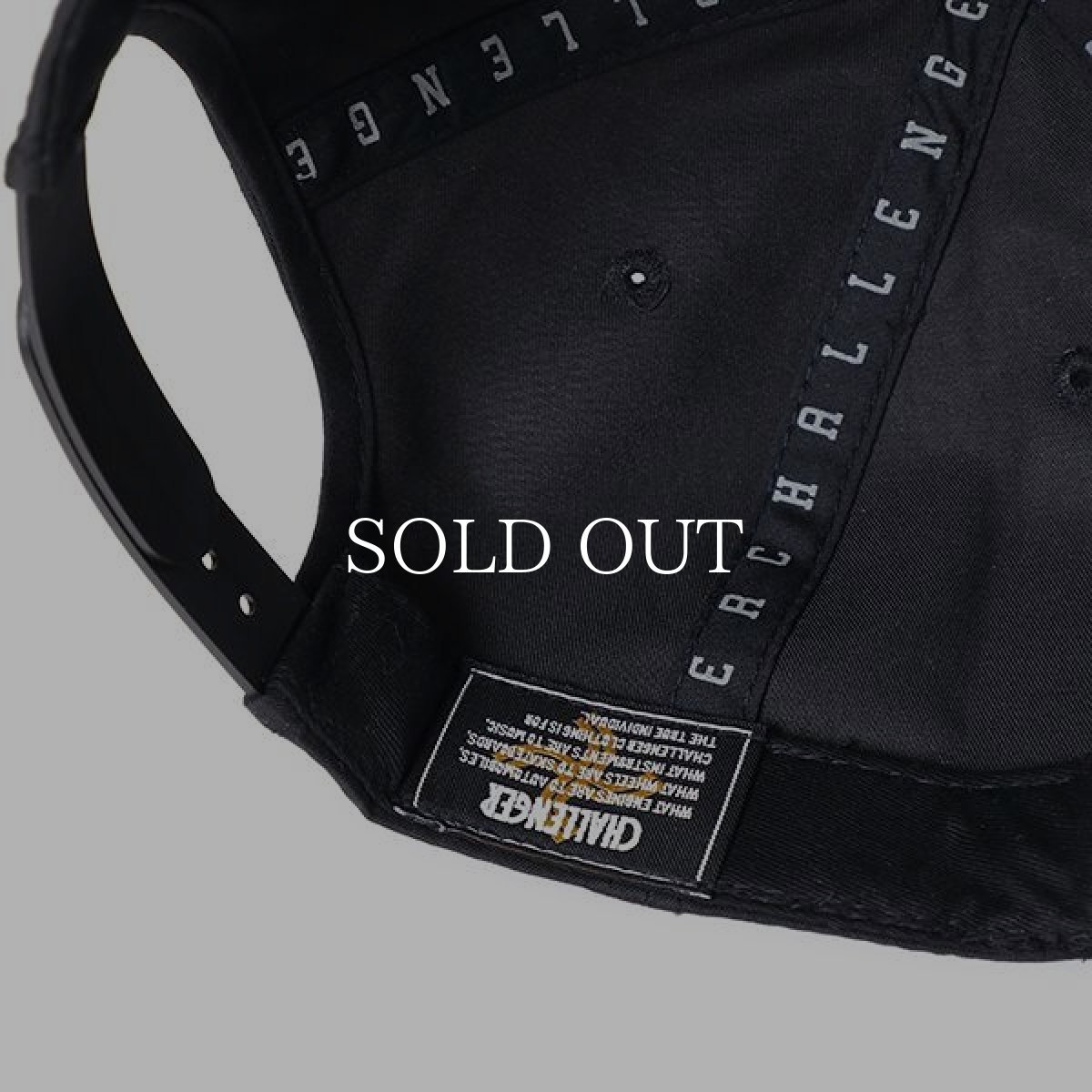 画像7: CHALLENGER  SIGNATURE CAP (BLACK) (7)