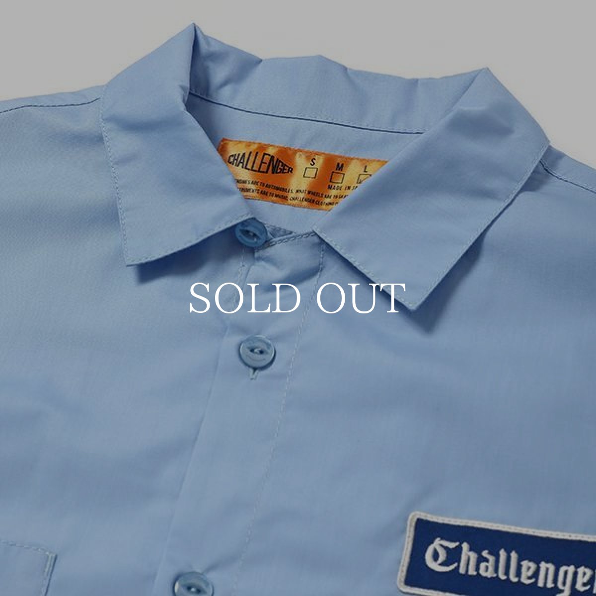 画像3: CHALLENGER  L/S WORKER SHIRT (SAX) (3)