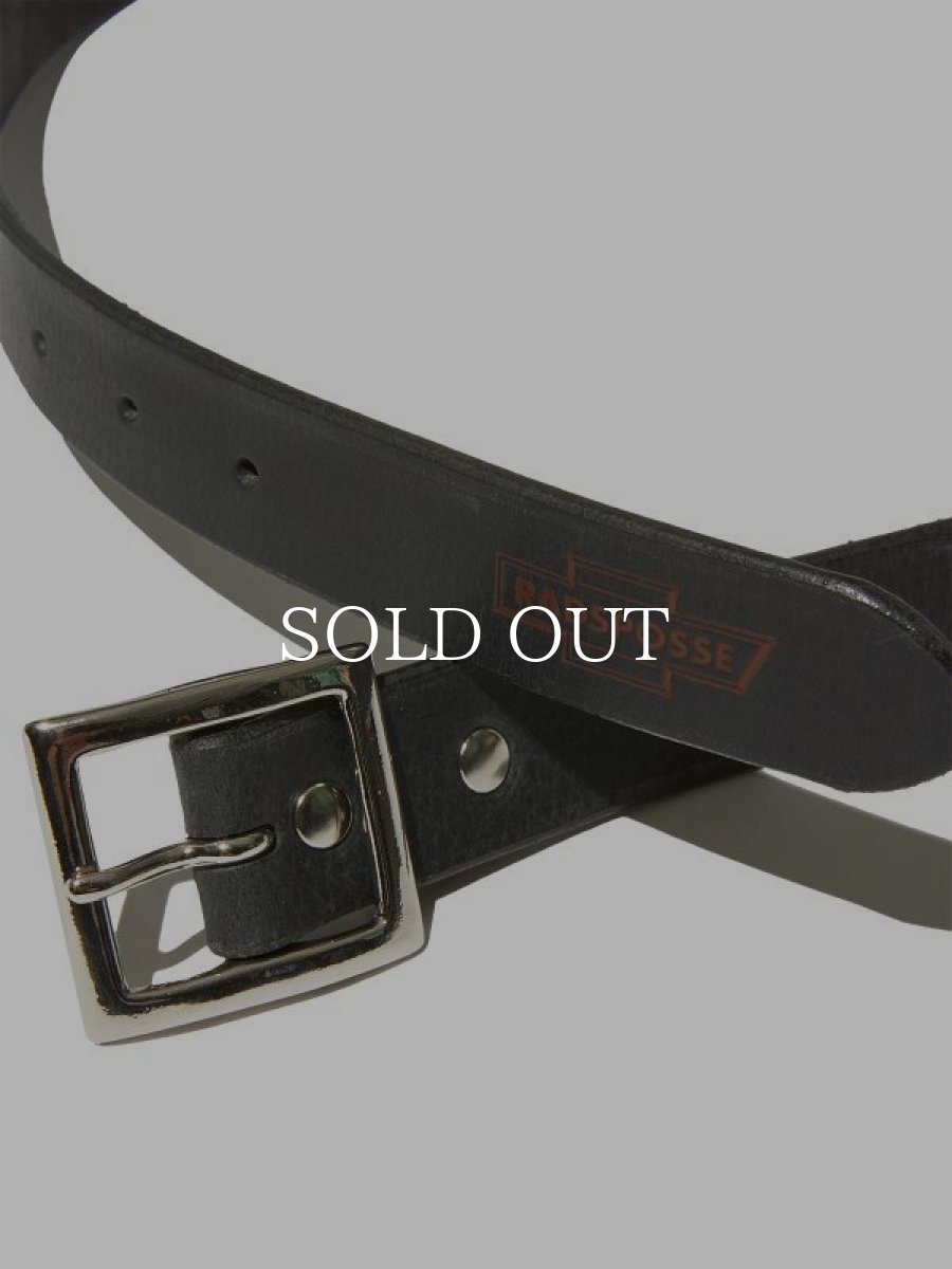 画像2: RADIALL  POSSE - SQUARE BUCKLE BELT (Black) (2)