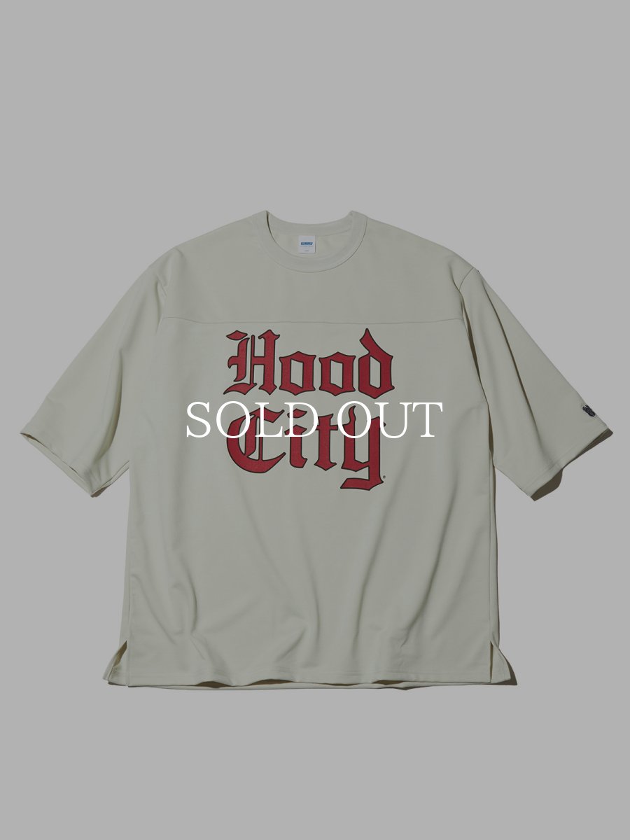 画像1: RADIALL  HOOD CITY - CREW NECK T-SHIRT 3/4SLEEVE (Ivory) (1)