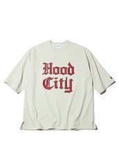 画像1: RADIALL  HOOD CITY - CREW NECK T-SHIRT 3/4SLEEVE (Ivory) (1)