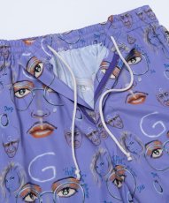 画像2: Black Weirdos   Aloha Shorts (Purple) (2)