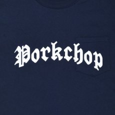 画像2: PORKCHOP GARAGE SUPPLY  O.E.POCKET L/S TEE (NAVY) (2)